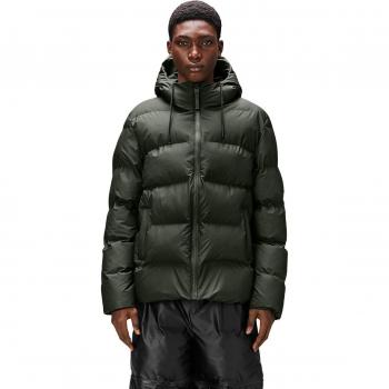 Rains Alta Puffer Jacket - Green - Unisex - Medium