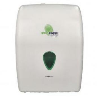 Dispensador Bunzl greensource para toallas secamanos con autocorte