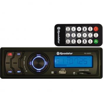 Roadstar RU-265RC - Radio con SD/USB y Mando, Color Negro
