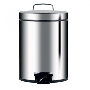 Papelera de Acero Inoxidable con Tapa a Pedal 12 Litros