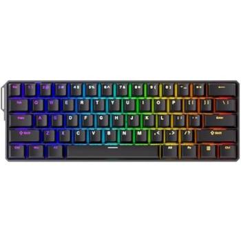 Teclado Mecánico Akko MonsGeek FUN60 Ultra 60% con Interruptores Magnéticos, Trigger Rápido 0,01 mm y Retroiluminación ARGB 8K HE/TMR
