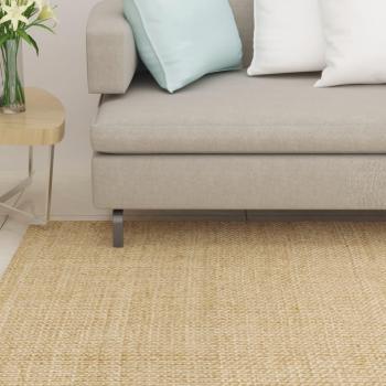 Alfombra de sisal natural 66x300 cm Marrón vidaXL