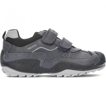 Zapatillas Deportivas Niño Geox J New Savage Boy A, Color Navy, Modelo J261VA, Suela de goma antideslizante, Material exterior de malla y sintético, Cierre con cordones para un ajuste seguro