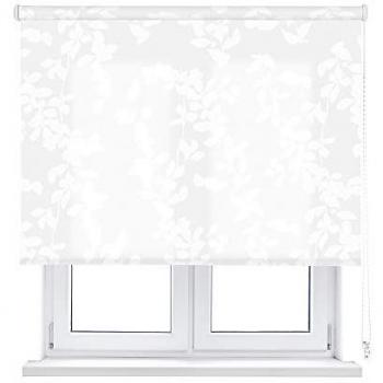 Estor Enrollable Traslúcido Estampado Polar Blanco 90x190cm - Fabricado en España - Garantía 5 Años