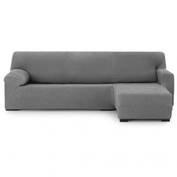 Funda para chaise longue de brazo corto derecho Eysa THOR Gris oscuro 110 x 110 x 310 cm