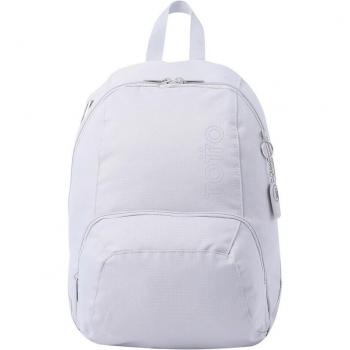 Mochila Totto Gammatto juvenil color gris Micro Chip