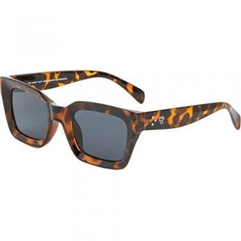 CHPO Anna Leopard Gafas de Sol marrón, tipo: gafas de sol, características: diseño leopardo, color marrón, tamaño único