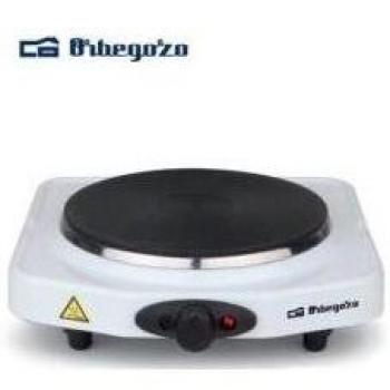 Orbegozo PE 1512 - Placa eléctrica con termostato regulable, indicador luminoso de encendido, fácil de limpiar, acabado esmaltado, 1500 W