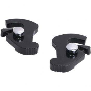 Maxquoia - Piezas de Bloqueo del Respaldo Motocicleta Gancho Cerraduras de Portaequipaje Trasera apto para Harley Davidson Touring Cross Bones FLSTSB CVO Limited FLHTKSE Street Glide CVO FLHXSE Electra Glide Ultra Classic FLHTCU Harley Davidson Fatboy EFI