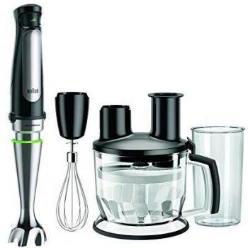 Braun Minipimer 7 MQ7075X - Batidora de Mano, 1000W, 3 Accesorios