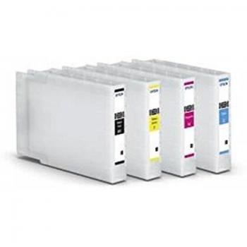 Cartucho de Tinta Pigmentada Ciano Compatible 39ml para Epson Workforce Pro WF-6090 y WF-6590 - C13T908240