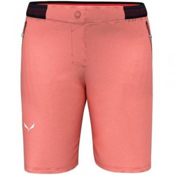 Pantalón corto Salewa Pedroc 3 Durastretch mujer - color rojo anaranjado - talla M