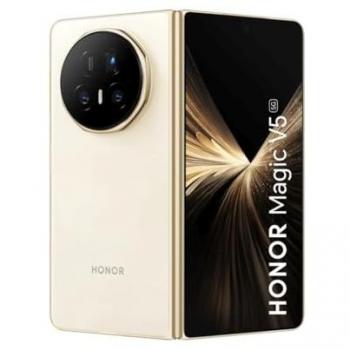 Honor Magic V5 5G Dual SIM Smartphone - 16GB RAM, 512GB Storage, Snapdragon 8 Elite, OLED Display, 5820mAh Battery, SuperCharge 66W, Wireless Charging 55W (Ivory