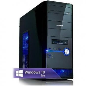 Ankermann-PC PC System AMD Konfig, AMD FX-8350 8x 4 GHz Turbo: 4.20GHz, Gigabyte GA-990X-Gaming SLI, ASUS Expedition GeForce GTX 1050 Ti 4GB, 8 GB DDR3 RAM, 1000 GB Disco Duro, Microsoft Windows 10 Professional, Card Reader, EAN 4260409323735
