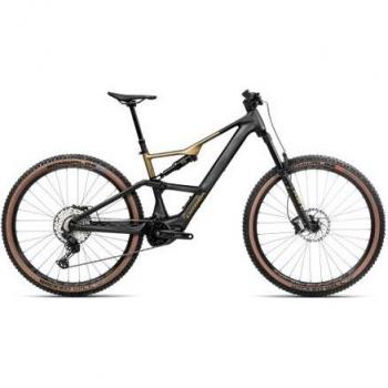 Bicicleta Eléctrica de Montaña Orbea Rise SL H20 2025 Full Suspension Shimano Deore XT/SLX 12s 630Wh 29 Negro Diamante / Verde Splash