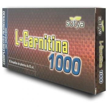 Sotya L-Carnitina 1000 mg, Pack de 10 Ampollas