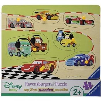 Ravensburger Wooden Puzzle - Cars, 7 Pieces
