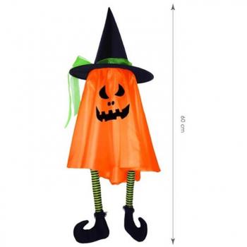 Colgante de Bruja Calabaza de 60 cm