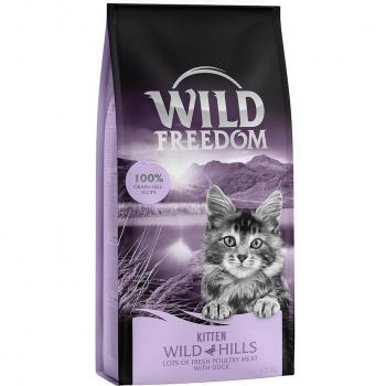 Wild Freedom Kitten Wild Hills con pato - 2 x 6,5 kg - Pack Ahorro
