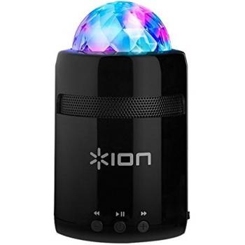 ION Audio Party Starter MKII - Altavoz Bluetooth portátil con batería recargable incorporada y sistema de luces de fiesta