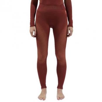 Malla larga Odlo Performance Warm Eco Big Logo para mujeres - color Berry