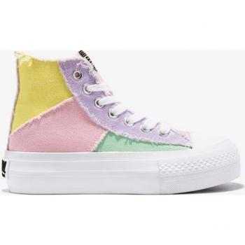 Zapatillas altas de niños patchwork multicolor B&W