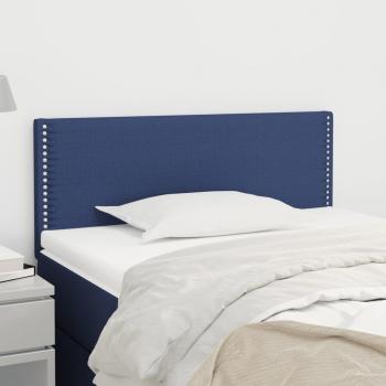 Cabecero de tela azul 90x5x78/88 cm Vidaxl