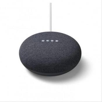 Google Nest Mini 2ª Generación Carbón, Altavoz Inteligente con Asistente de Google, 3 Micrófonos, Wi-Fi b/g/n/ac, Bluetooth 5.0, Sonido 360º