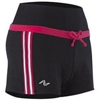 Naffta Active SH504/8433940066195 - Pantalón corto para mujer, color negro / borgoña, talla M