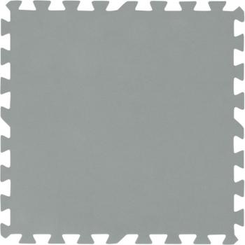 Tappeto Protector para Piscina - 9 Piezas de 50x50 cm, Color Gris, Superficie Total de 2,25 m²