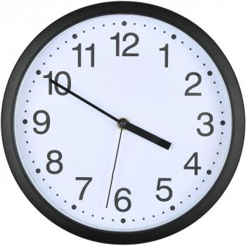 ZHGI Salón Dormitorio moderno minimalista elegante reloj de pared de color caramelo salvaje reloj alarma,negro