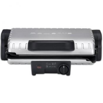 Rowenta Gc2060 Parrilla Eléctrica con Termostato Acero Inoxidable Plateado/Negro 1 Unidad