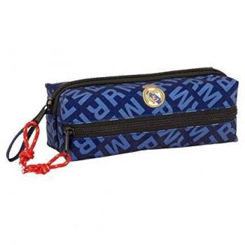 Safta PORTATODO 3 CREMALLERAS REAL MADRID NAVY 20x7x8 Multicolor