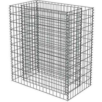 Gabion Raised Bed Galvanised Steel 90x50x100 cm