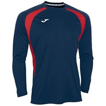 Joma 100015.306 - Camiseta de equipación de manga larga para hombre, color azul marino / rojo, talla 4XS-3XS