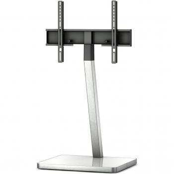 ELBE PL-2700-WHT-SLV - Mueble soporte para TV vertical, 60 x 92 x 50 cm, color plata