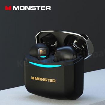 Monster GT06 Wireless Bluetooth 5.1 Gaming Earbuds with Noise Reduction and Long Battery Life