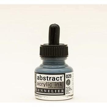 Tinta acrílica en frasco – iridiscente plateado – Sennelier