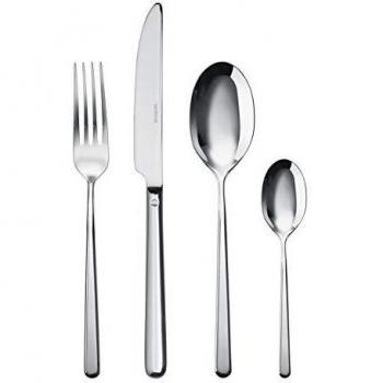 Set de Cubiertos Sambonet Linear 24 Piezas Acero Inoxidable Monobloque para 6 Personas