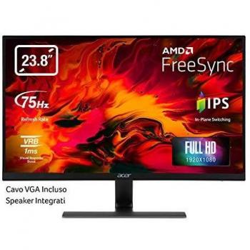 Acer Nitro RG0 23.8 Full HD LED Plana Negro Pantalla para PC - Monitor