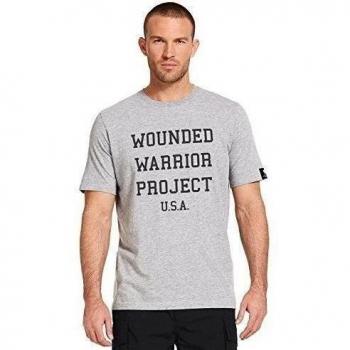 Under Armour Ua Wwp hombres camiseta de Estados Unidos, color Varios colores - True Gray Heather/Black, tamaño small