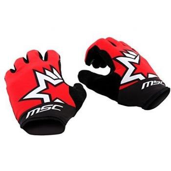MSC Bikes Glcontrol Guantes de Ciclismo, Sin género, Rojo, S