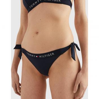 Braga bikini Tommy Hilfiger Original Logo azul marino blanco - XS
