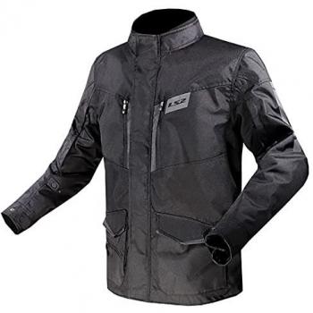 Chaqueta LS2 Metropolis EVO para Motocicleta - Protección Resistente - Estilo Moderno - Textil impermeable - Color Negro - Talla X-Large