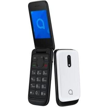 Alcatel 2057 Pure White Mobile Phone GSM Quad-Band with Proprietary OS