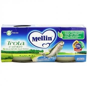 MELLIN OMO GR.80X2 PESCE TROTA - 12 unidades