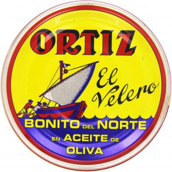 Pack de 6 Latas de Bonito del Norte Ortiz El Velero, 250 gr cada una