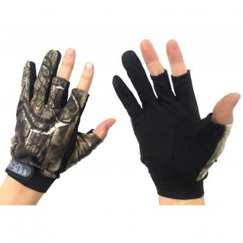 THKFISH Guantes de Pesca con Cortes en los Dedos, diseño Transpirable y Antideslizante