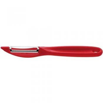 Victorinox Universal Peeler with Serrated Blade, Red