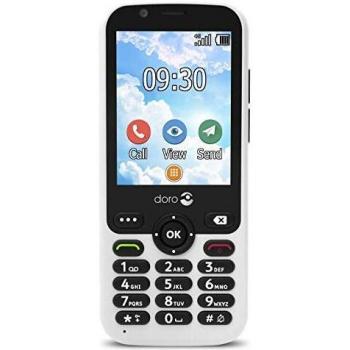 Doro 7010 Teléfono Móvil para Mayores 4G Dual SIM con Whatsapp para Videollamadas, Facebook, Botón de Asistencia con GPS [Versión Española]
